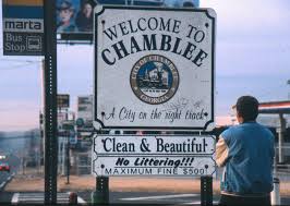 Chamblee Welcome Sign