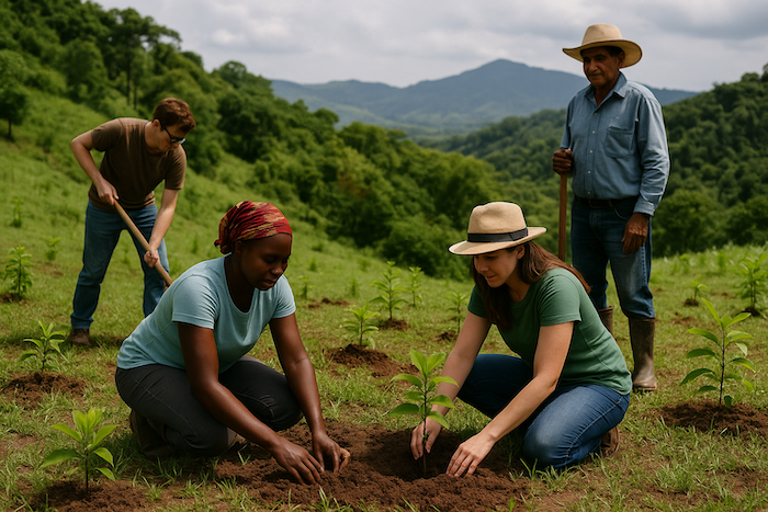 Reforestation partnership with Plant with Purpose spurred by Mattress Disposal Plus's eco-conscious mattress disposal